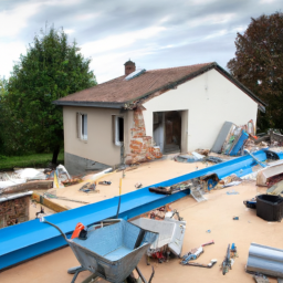 Extension de maison avec véranda-salle à manger Plérin